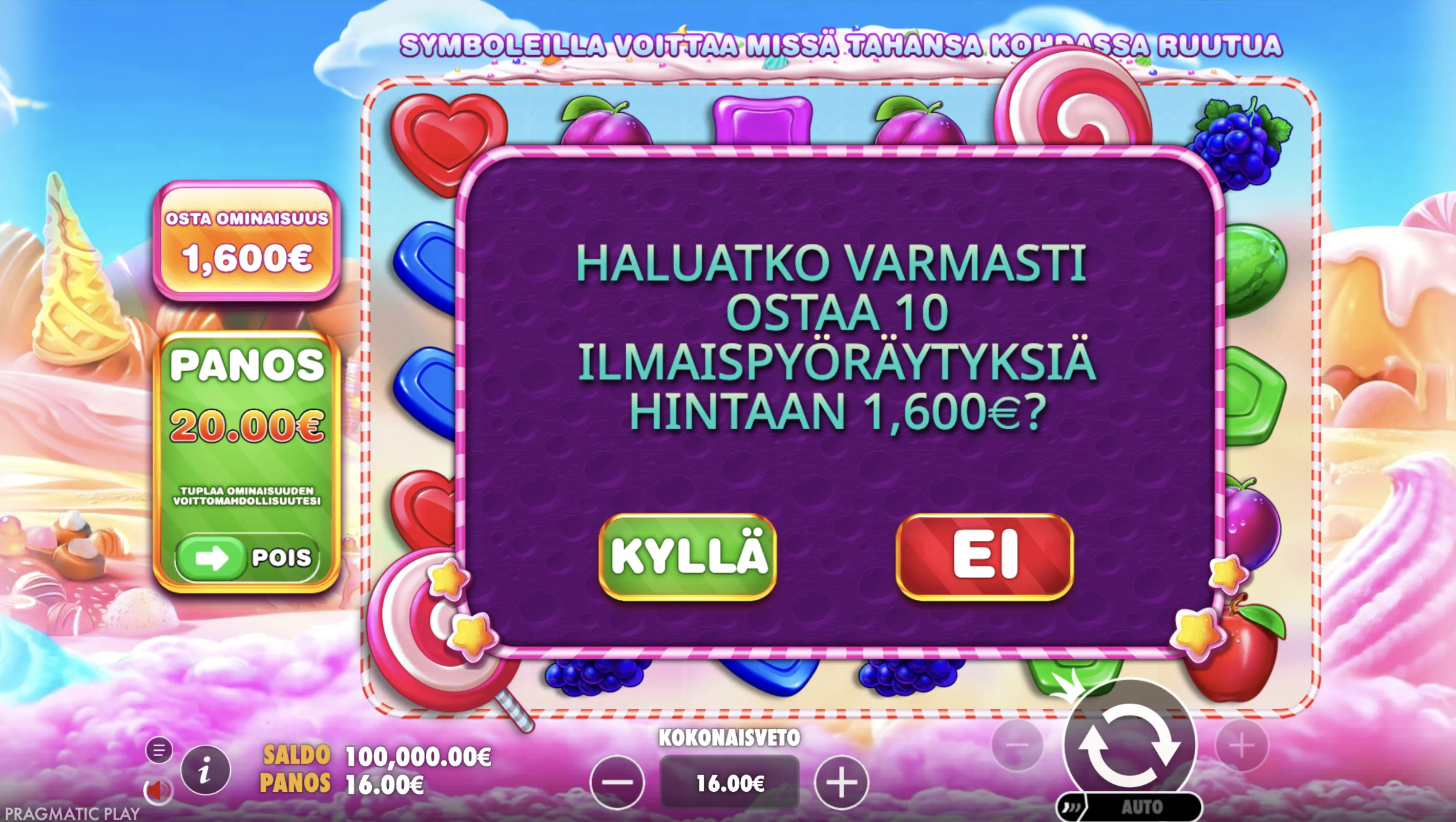 I casinò ADM con Sweet Bonanza in catalogo